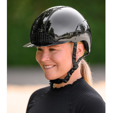 Casque d'équitation Swing H24 glossy Noir brillant Casque d'équitation Swing H24 glossy Noir brillant