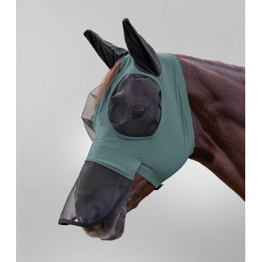 Masque anti-mouches Waldhausen Puck protection nasale Vert pin
