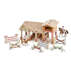 De Papo Ponyclub met 4 figuren De Papo Ponyclub met 4 figuren
