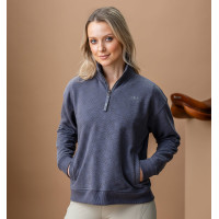 Dames half-zip sweatshirt Horseware AA Gabriella Antraciet Grijs