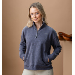 Dames half-zip sweatshirt Horseware AA Gabriella Antraciet Grijs