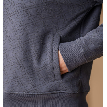 Sweat-shirt à demi-zip Horseware AA Gabriella femme Anthracite Gris