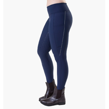 Legging Optifit hiver Horseware full grip femme Marine Bleu marine