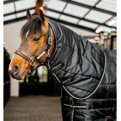 Horseware Easy-Layer staldekenhals 100 g Zwart / zwart / zilver