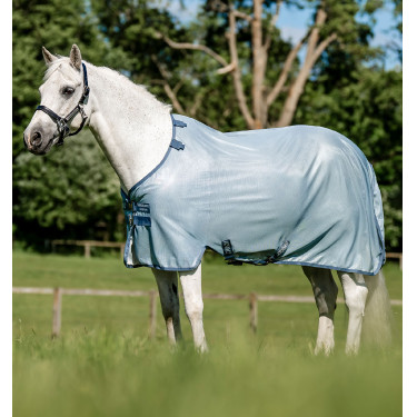 Vliegendeken Horseware Amigo Bug Rug Pony Gemêleerd blauw / blauw / zilver