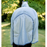 Horseware Amigo Geïntegreerde Vliegendeken Gemêleerd blauw / blauw / zilver