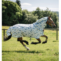 Chemise anti-mouches Horseware Amigo Bug Rug XL Plus Motif libellule / argent / bleu / sauge Motifs Chemise anti-mouches Horseware Amigo Bug Rug XL Plus Motif libellule / argent / bleu / sauge Motifs