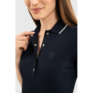 Harcour Brigitte damesjurk Marine Marineblauw