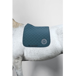 Tapis de selle Harcour Sun Paon Bleu Tapis de selle Harcour Sun Paon Bleu