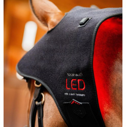 Roodlicht-LED-therapiebont Horseware Zwart / zwart