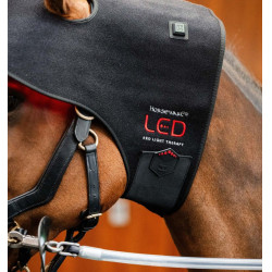 Roodlicht-LED-therapiebont Horseware Zwart / zwart