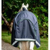 Couverture d'extérieur Rambo 1680D Wug 0g high neck Marine / vert chasseur / argent Bleu marine