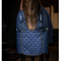 Staldeken Signature 200 g Horseware Marine / bruin / zilver