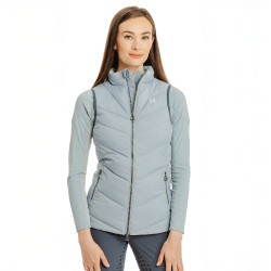 Dames paardrijdbodywarmer Horseware Stride Gemêleerd blauw