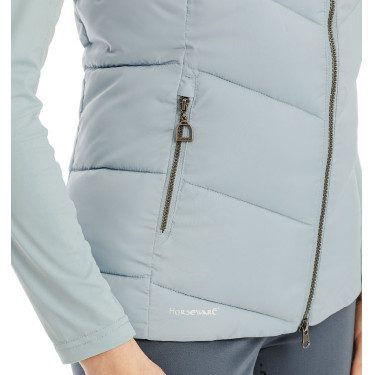 Dames paardrijdbodywarmer Horseware Stride Gemêleerd blauw