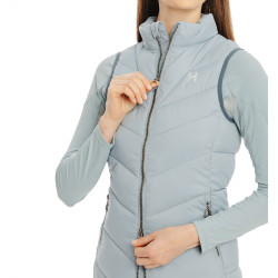 Dames paardrijdbodywarmer Horseware Stride Gemêleerd blauw
