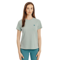 T-Shirt Horseware manches courtes Active femme Bleu chiné