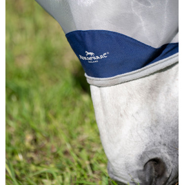 Horseware Shield vliegmasker Marine / zilver Blauw