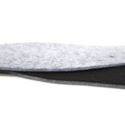 Vilten zolen Back On Track Zwart