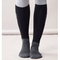 Chaussettes d'équitation Horseware Crystal Alessandro Albanese Noir