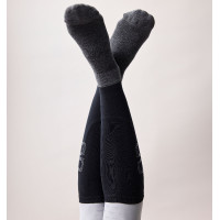 Chaussettes d'équitation Horseware Crystal Alessandro Albanese Noir