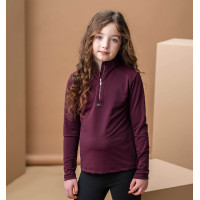 UV-werend T-shirt Horseware Sifia met lange mouwen voor kinderen Primatova Violet
