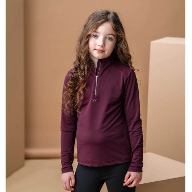 UV-werend T-shirt Horseware Sifia met lange mouwen voor kinderen Primatova Violet