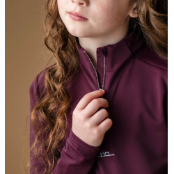 UV-werend T-shirt Horseware Sifia met lange mouwen voor kinderen Primatova Violet
