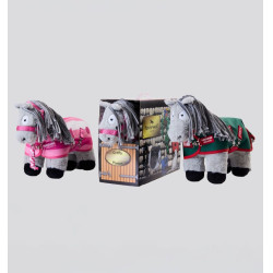 Poney Crafty Ponies Horseware Gris