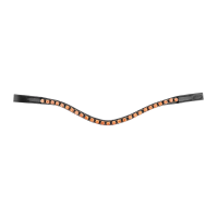 Hoofdstel Star rosegoud Zwart