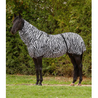 Couverture anti-eczéma Waldhausen zèbre Basic Noir / blanc
