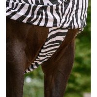 Couverture anti-eczéma Waldhausen zèbre Basic Noir / blanc