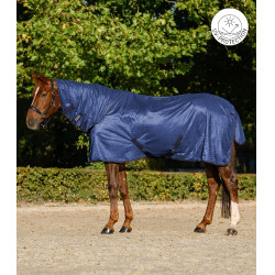 Waldhausen FlyControl anti-vliegendeken met halsstuk Blauw