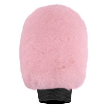 Gant de pansage Waldhausen peau d'agneau Lucky Rose