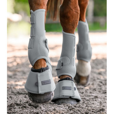 Guêtres de dressage Waldhausen Air Performance Gris chrome