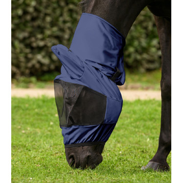 Masque anti-mouches Waldhausen anti-eczéma Bleu nocturne