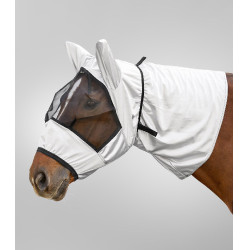 Masque anti-mouches Waldhausen anti-eczéma Gris argent
