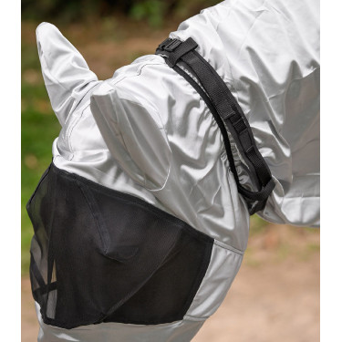 Waldhausen anti-eczeem vliegenmasker Zilvergrijs