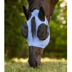 Masque anti-mouches Waldhausen Puck Flex Bleu pastel