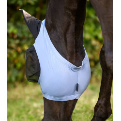 Masque anti-mouches Waldhausen Puck Flex Bleu pastel