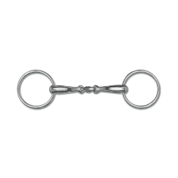 Mors de filet anatomique Waldhausen double brisure