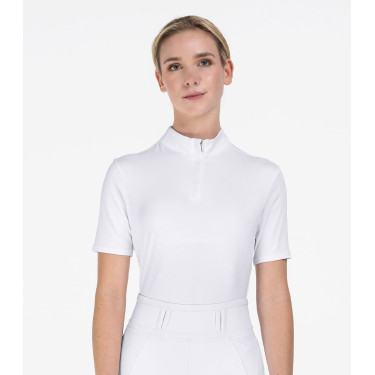 ELT wedstrijdpolo met korte mouwen Basic Wit