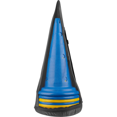 Pylonen XL Waldhausen set van 8 draagtassen Blauw / geel