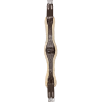Sangle de selle en cuir Waldhausen avec ECO Wool Marron