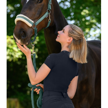 T-shirt manches courtes technique ELT en tricot 3D Siena Bleu profond