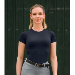 T-shirt manches courtes technique ELT en tricot 3D Siena Bleu profond