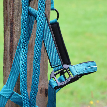 Longe d'attache Lami-Cell Charming Turquoise Bleu