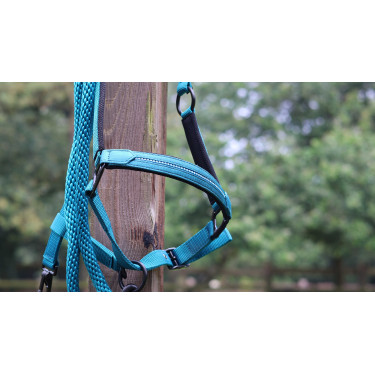 Longe d'attache Lami-Cell Charming Turquoise Bleu