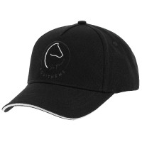 Casquette Je t'aime Equithème EK-Ponytail Noir