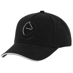 Casquette Je t'aime Equithème EK-Ponytail Noir